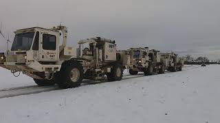 Seismische Untersuchung der OMV mit AHV IV Vibrotrucks der DMT im Marchfeld, Reuhof, 28 01 19 (1)