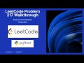 LeetCode 217 Contains Duplicate Solution in Python | Easy Interview Problem Tutorial