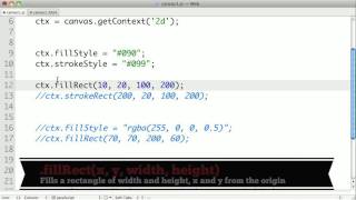 HTML5 Training Course: Canvas - Getting Started and Rectangles