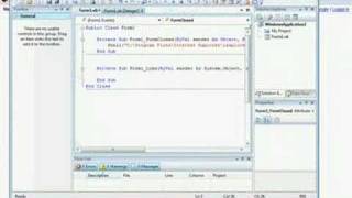 Visual basic: Tutorial 1 - Action after form is closed