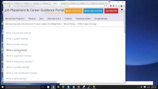 Types Of Testing | Testing Course Online | Software Testing | QA Training VA