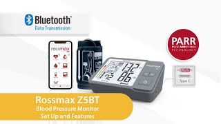 How to use your Rossmax Z5BT blood pressure monitor