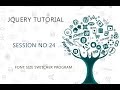JQUERY TUTORIAL FOR BEGINNERS   24   FONT SIZE SWITCHER PROGRAM