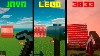 Java vs Lego vs 3033 Minecraft