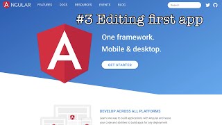Angular 9 Tutorial - 3 - How to start writing code | Angular basics