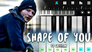 Ed sheeran - Shape Of You | Easy piano Tutorial | walk band |beginner| K 4 KEWIN