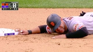 SF@COL: Blanco out after overturned call