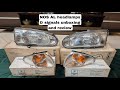 New Old Stock AL headlamps and signals unboxing and review for Petra!