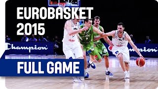 Latvia v Slovenia - Round of 16 - Full Game - Eurobasket 2015