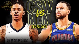 Golden State Warriors vs Memphis Grizzlies Full Game Highlights | Dec 23, 2021 | FreeDawkins