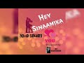 Hey SINAAMIKAA | Love Series | Podcast | RJ Karthika | Series Promo | Ed Talks