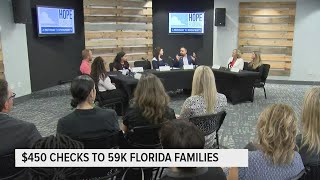 Families across Florida are starting to receive $450 checks per child