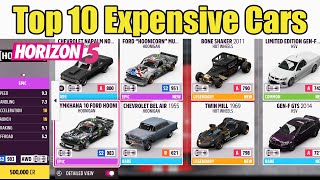 Forza Horizon 5 Top 10 Expensive Cars in Aution House - Up to 20Mil