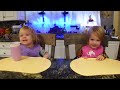 Twins try pickled carrots