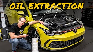 Will an Oil Extractor get all the Oil? | MK8 GTI Oil Change