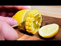 Lego Triple Layer Cheese Cake - Lego In Real Life 8 / Stop Motion Cooking & ASMR