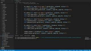 Tkinter Dynamic Screens