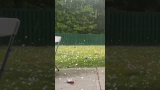 Big hail storm