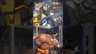 Mauga and Reinhardt interaction - Overwatch 2