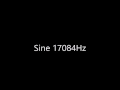 sine 17084hz audio only