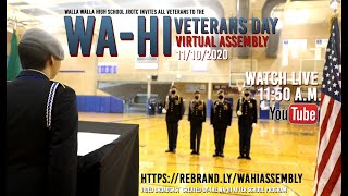 Wa-Hi JROTC Assembly 2020