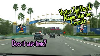 Visitor Toll Pass and Alamo skip the counter | Does it save time at the airport?