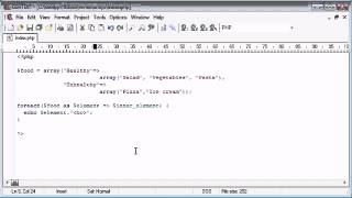 Beginner PHP Tutorial 41 for each Statement