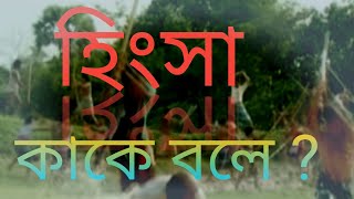 হিংসা কাকে বলে?