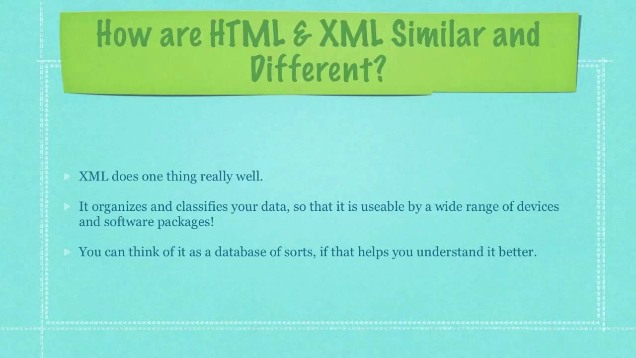 Learn XML Tutorial Part 1 - YouTube