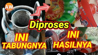 MEMBUAT TABUNG BALON KARAKTER!!! LANJUT PROSES PEMBUATAN GASNYA YANG BENAR DAN AMAN