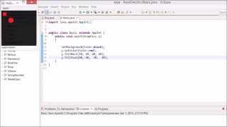 Basic Java - Drawing an oval and a rectangle