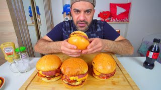 New Cheese Stuffed Burger patties From Block House برجر محشي بالجبنة جديد من بلوك هاوس!