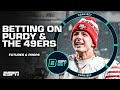 ALL THINGS 49ERS 👀 Betting on Brock Purdy, San Fran's win total & MORE futures 🤑 | ESPN BET Live