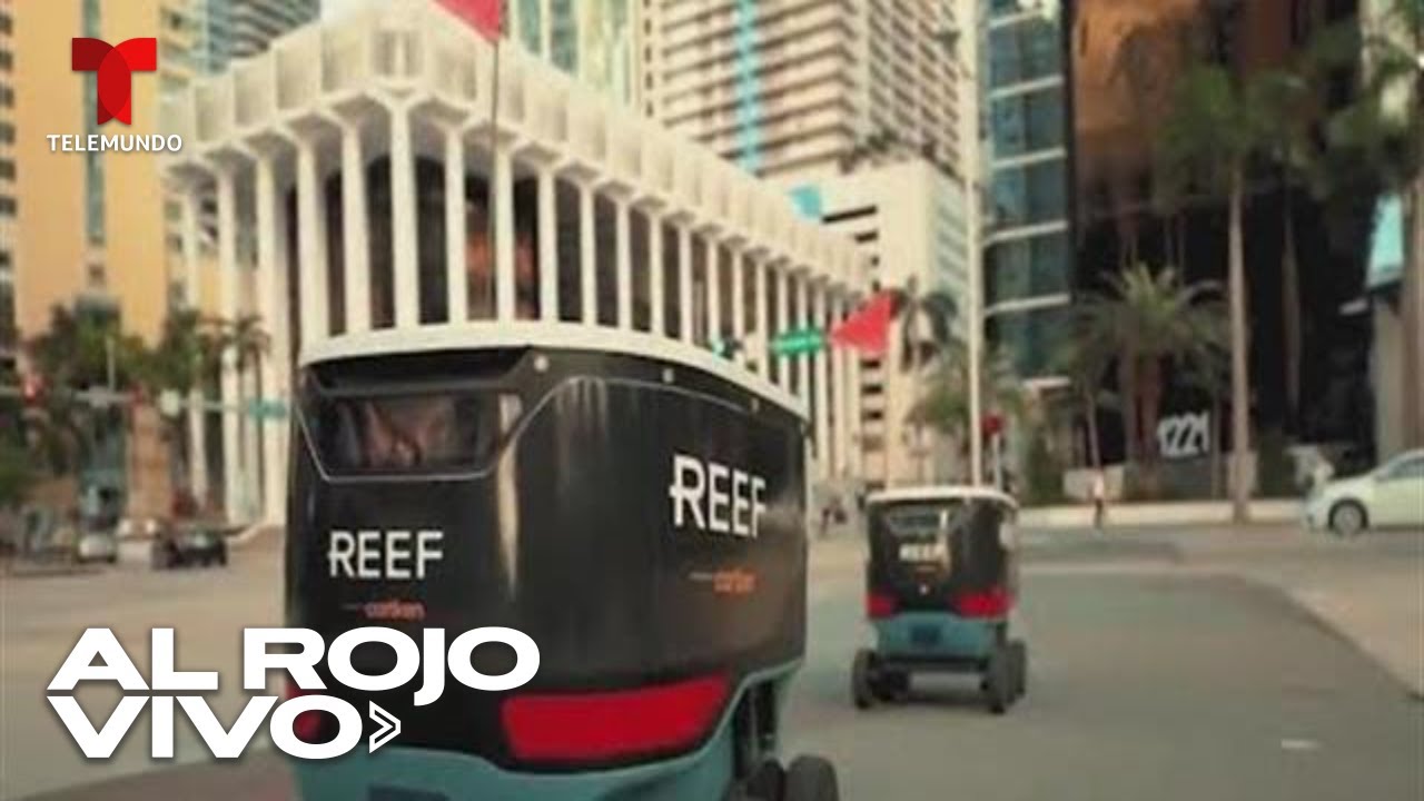 Robots Repartidores De Comida Ya Circulan Por Miami - YouTube