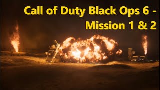 Call of Duty Black Ops 6 - #1 Mission 1 & 2   (Movie Art - ohne Kommentare/ without comments)