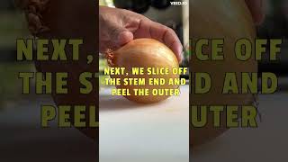 Don't cry when chopping onions