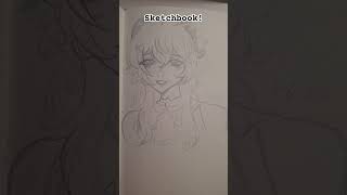 Maybe I'll actually finish it this year,, #sketch #sketchbook #ganyu #reiayanami #art #drawing