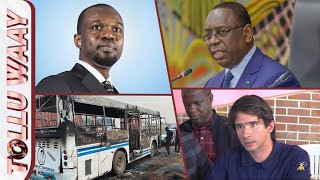 Bus brûlé, détention Sonko, affaire Juan Branco: Tolluwaay pose le débat