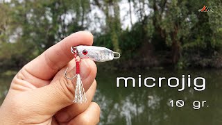 ทำเหยื่อไมโครจิ๊กพร้อมทดสอบ I making lure Micro Jig