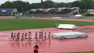 20180623 第44回全日本中学校通信陸上競技群馬県大会 共通男子1500m 決勝