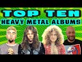 Top 10:  Heavy Metal Albums