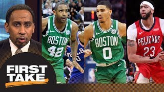 Stephen A.: Celtics should trade Al Horford and Jayson Tatum for Anthony Davis | First Take | ESPN