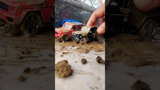 Diecast Mercedes Benz G-WAGON Extreme mud offroad 4x4 drive power test #miniature #scalemodel