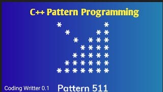 C++ programming tutorial ll Best pattern tutorial video ll βοΈπ―#coding #short #youtubeshorts