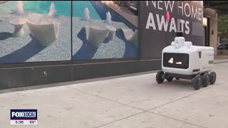 Self-driving robots hitting Downtown Dallas streets for Uber Eats deliveries