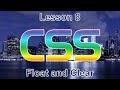 CSS Lesson 8: Float and Clear