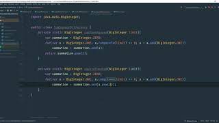 Project Euler Question 6 solution in Java : Sum square difference