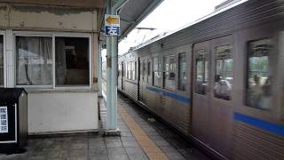 秩父鉄道5000系5002F　各駅停車羽生行き　寄居駅到着