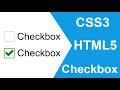 Create UI Checkbox using CSS | CSS3 Checkbox