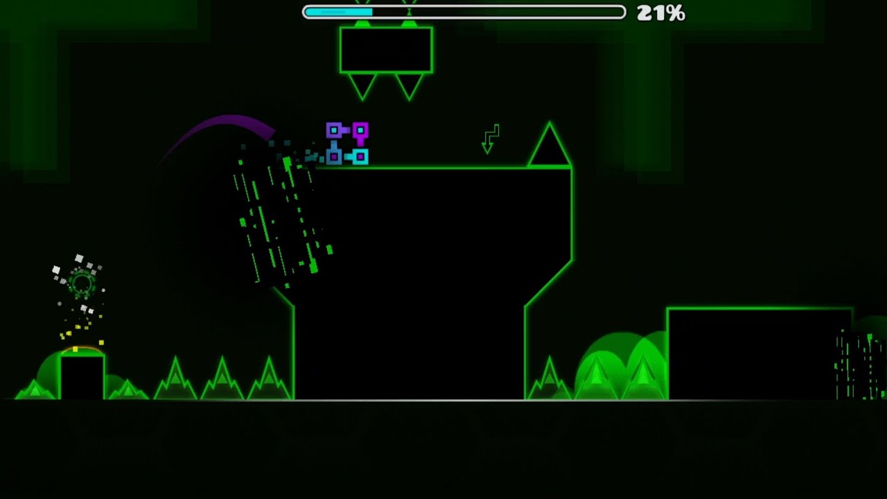 Geometry Dash Layout 4 Effects Youtube